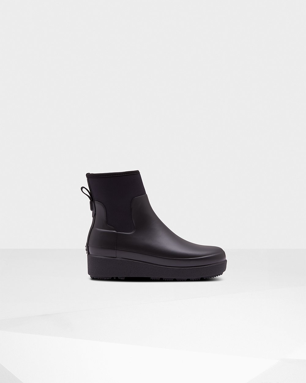 Botas Creeper Hunter Feminina Pretas - Refined Slim Fit Neoprene Chelsea - 80MGUJDBI